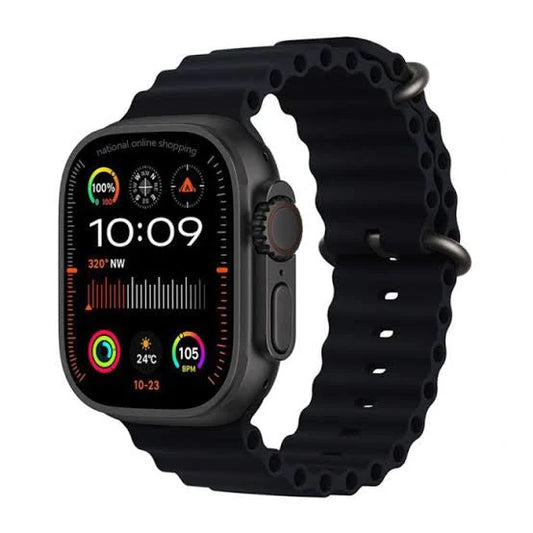 HK 100 Ultra 8-in-1 Smartwatch with Earbuds– The Ultimate Smart Combo!